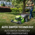 80V Battery-Powered Lawn Mower, 53 Cm, 21 In., Self-Propelled, Brushless, Greenworks