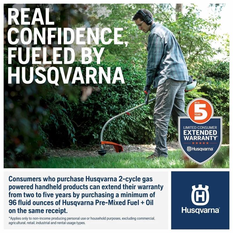 Husqvarna 330LK 28-cc 2-cycle 20-in Straight Shaft Gas String Trimmer With Attachment Capable And Edger Capable