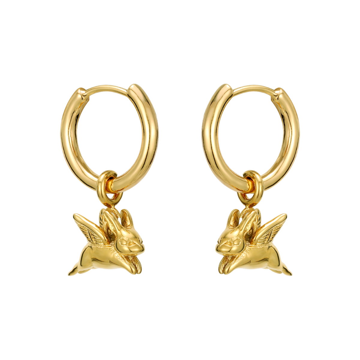 Flying Bunny Earrings