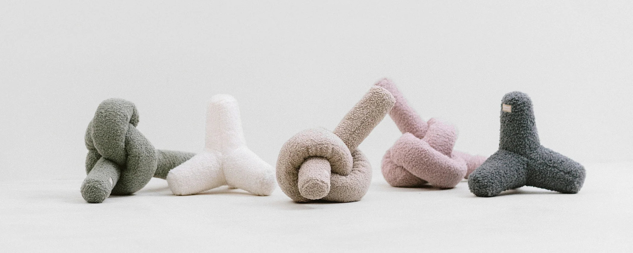 A collection of sculptural play objects